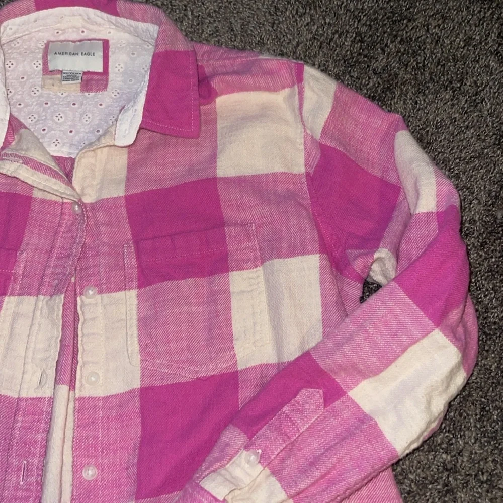 American Eagle Plaid Flannel XS - Picture 2 of 4